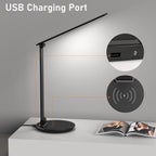Sinaa Light LED Desk Lamp with Usb Port Wireless Charging Charger Touch Control 5