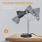 Sinaa Light LEPOWER Metal Desk Lamp, Adjustable Gooseneck Reading Lamp for Home,