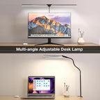 Sinaa Light LED Desk Lamps for Home Office, Double Head Monitor Light- Flexible Hose,