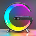 Sinaa Light 2025 New Wireless Charger Atmosphere Lamp, 4-in-1 Bluetooth Speaker with