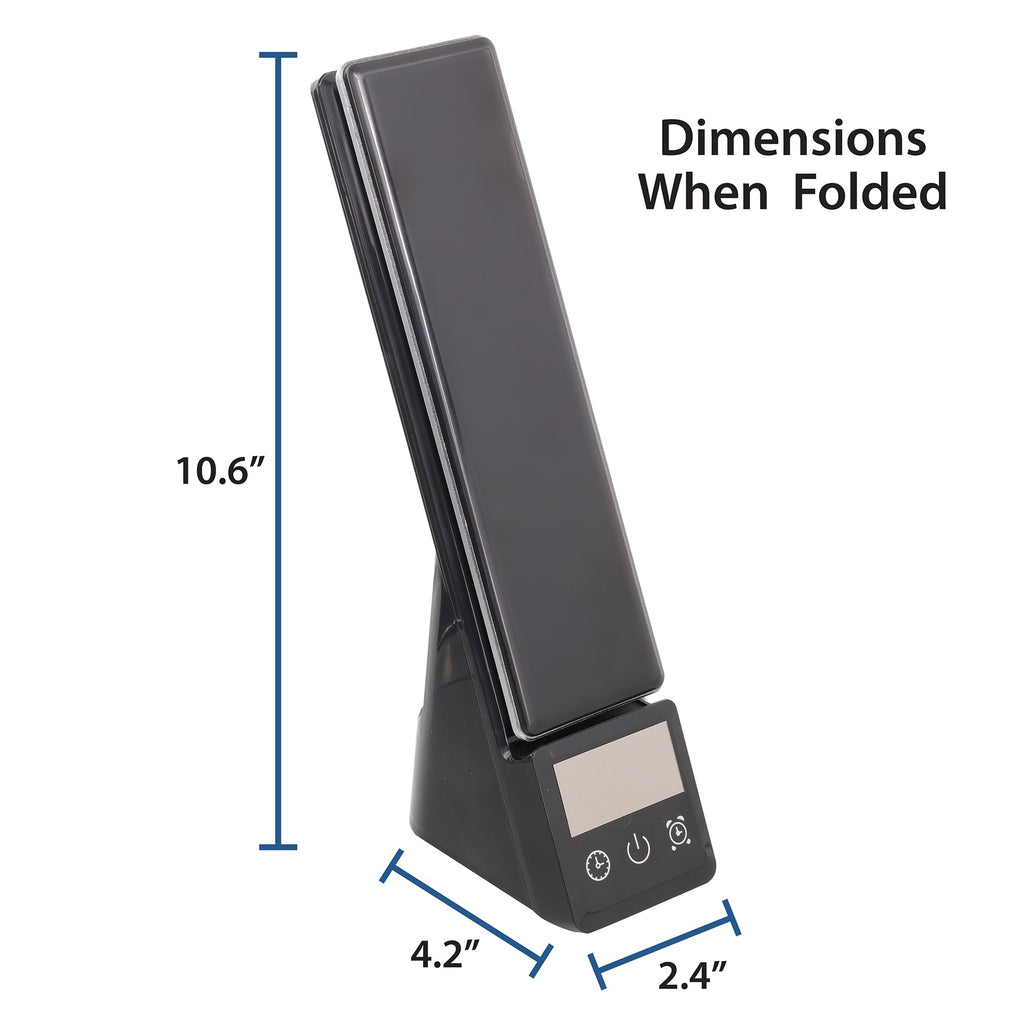 Sinaa Light 10.9' 5-in-1 LED Dimmable Wireless Charging Foldable Hinge Desk Lamp