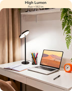 Sinaa Light EDISHINE LED Table Lamp with 2 Adjustable Height, High CRI 90+, 5%-100%