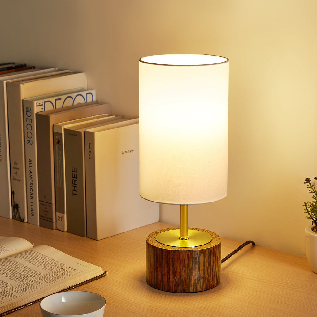 Sinaa Light NATYSWAN Bedside Table Lamps Set of 2,Touch Control Nightstand Lamp with