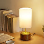 Sinaa Light NATYSWAN Bedside Table Lamps Set of 2,Touch Control Nightstand Lamp with