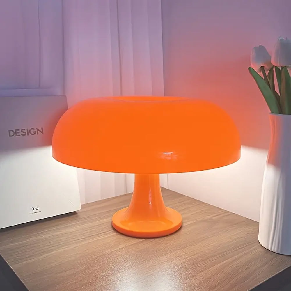 Sinaa Light Hnjugfe Midcentury Modern 1-Light LED Desk Lamp Mushroom Table Lamp,