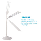 Sinaa Light OttLite Wellness Series Pivot LED Desk Lamp with Dual Shades, Touch