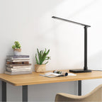 Sinaa Light LED Dimmable Reading Desk Lamp with USB Charging Port, 15W 96 LEDs 550