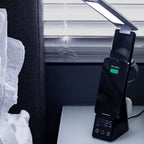 Sinaa Light 10.9' 5-in-1 LED Dimmable Wireless Charging Foldable Hinge Desk Lamp