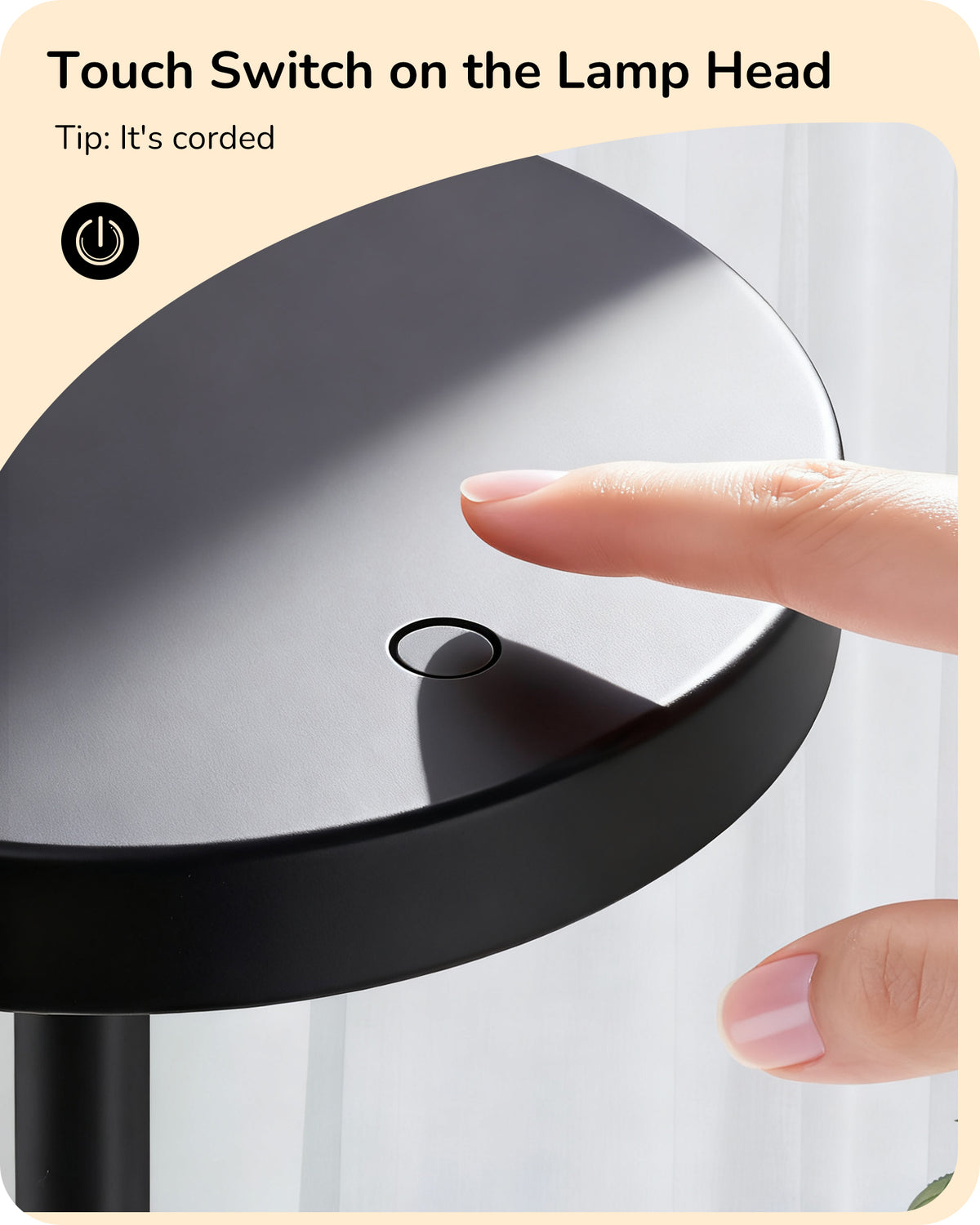 Sinaa Light EDISHINE LED Table Lamp with 2 Adjustable Height, High CRI 90+, 5%-100%