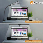 Sinaa Light Desk Lamp- 12W Ultra Bright Auto Dimming Desk Light, Multi-Angle