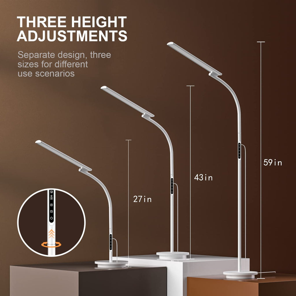 Sinaa Light Light Therapy Lamp, UV-Free 10000 Lux Sun Lamp, Daylight Lamp with 2 in 1