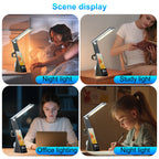 Sinaa Light LED Desk Lamp with Wireless Charging,7-in-1 Touch Control Table Lamp,15W