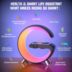Sinaa Light 2025 New Wireless Charger Atmosphere Lamp, 4-in-1 Bluetooth Speaker with