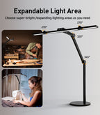 Sinaa Light VicTsing 3-Light Bar Architect LED Desk Lamp, 35 Lighting Modes & 7 Joint