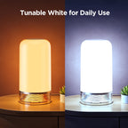 Sinaa Light Govee Smart Table Lamp Bedside Lamp- RGBIC Color Changing, Dimmable, Touch