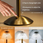 Sinaa Light with Touch Sensor, 3 Color Dimmable Adjustable Brightness, Rechargeable