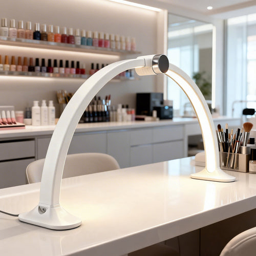 Sinaa Light 29-inch Foldable Half-Moon LED Desk Lamp with Digital