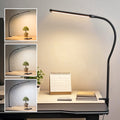 Sinaa Light LED Desk Lamp, Clip-on Desk Lamp with 3 Color & 10 Brightness, Dimmable