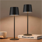 Sinaa Light NATYSWAN Modern Black LED Desk Lamps 2-Pack, Adjustable Height, Touch