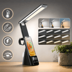 Sinaa Light LED Desk Lamp with Wireless Charging,7-in-1 Touch Control Table Lamp,15W