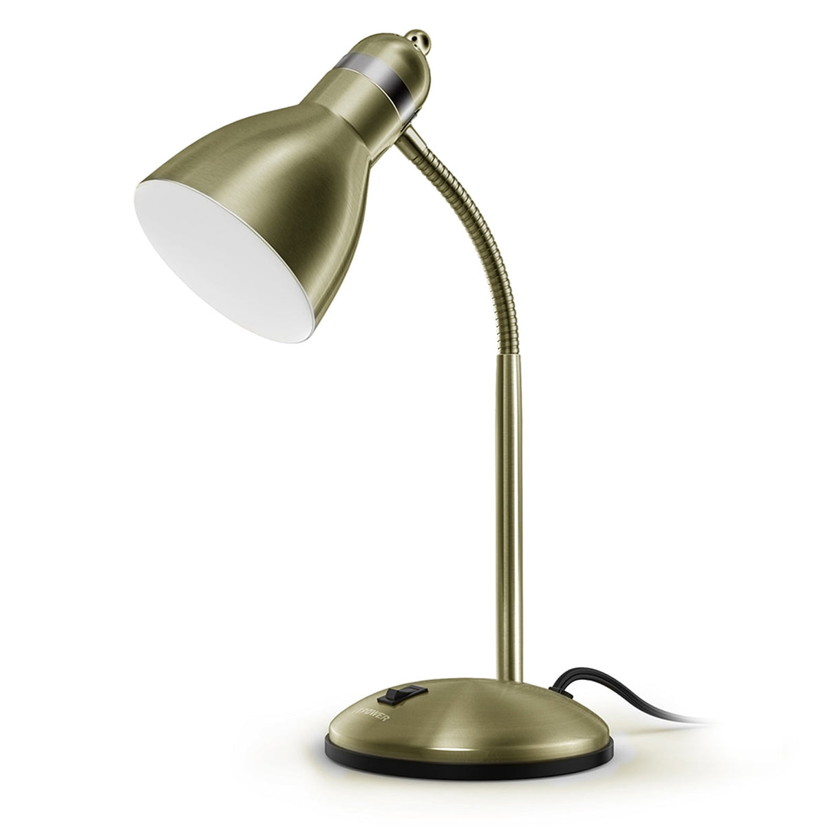 Sinaa Light LEPOWER Metal Desk Lamp, Adjustable Gooseneck Reading Lamp for Home