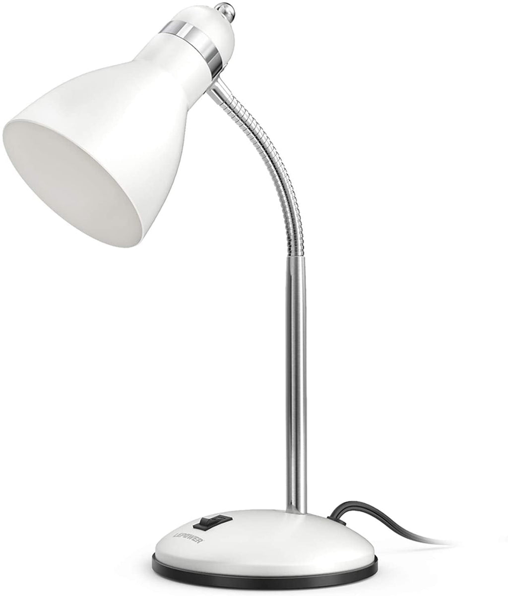 Sinaa Light LEPOWER Metal Desk Lamp, Adjustable Gooseneck Reading Lamp for Home