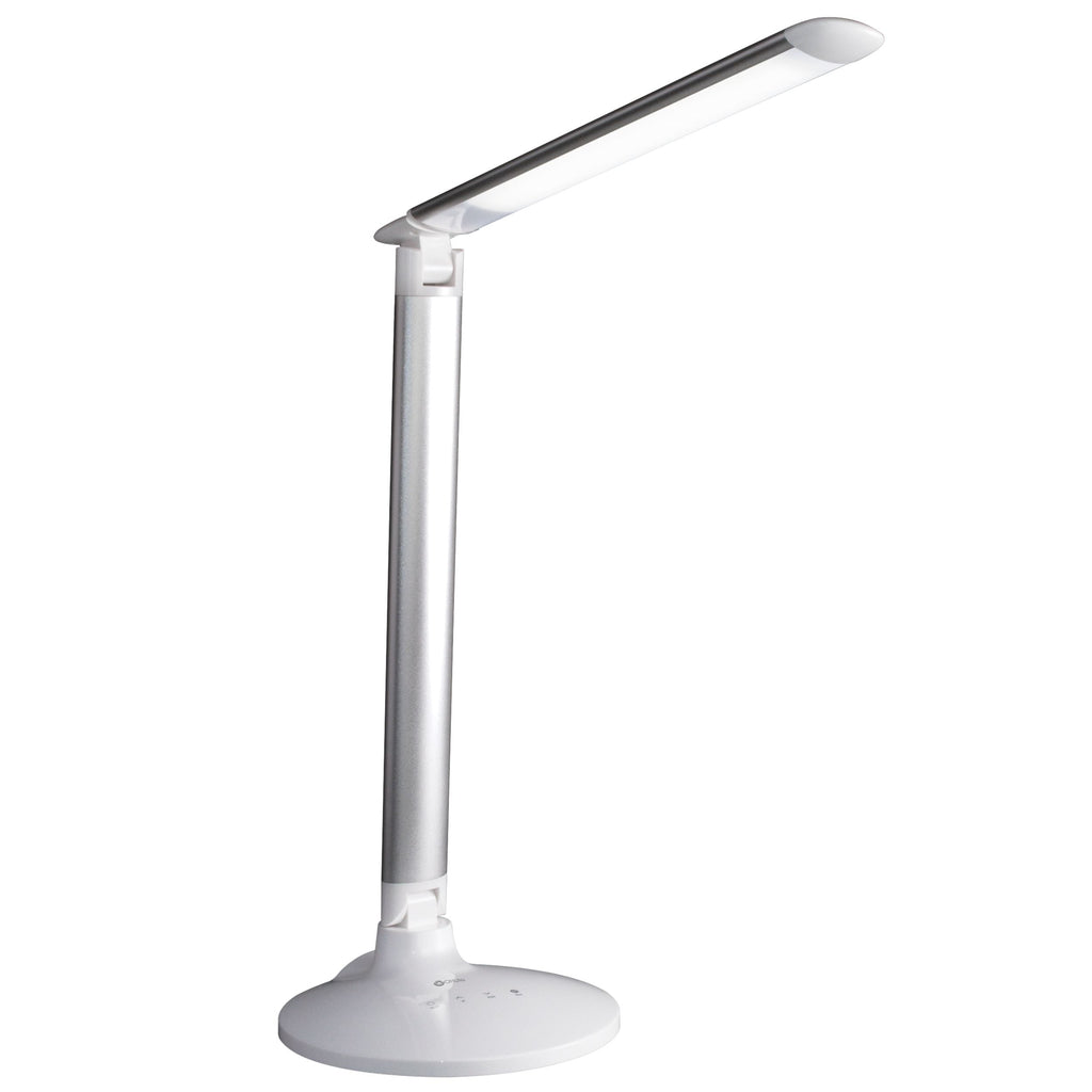 Sinaa Light OttLite Command LED Desk Lamp with Voice Assist- White, Google Home and