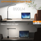 Sinaa Light LEPOWER LED Desk Lamp, 800LM LED Touch Desk Lamp for Home Office, 12W 50