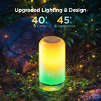 Sinaa Light Govee Smart Table Lamp Bedside Lamp- RGBIC Color Changing, Dimmable, Touch