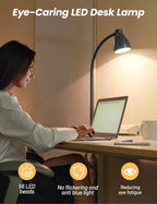 Sinaa Light BOHON LED Desk Lamp with USB Charging Port 3 Color Modes Dimmable Reading
