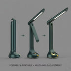 Sinaa Light Cordless Rechargeable LED Desk Lamp, Dark Green, Adjustable Head