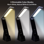 Sinaa Light 10.9' 5-in-1 LED Dimmable Wireless Charging Foldable Hinge Desk Lamp