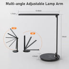 Sinaa Light LED Desk Lamp with Usb Port Wireless Charging Charger Touch Control 5