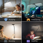 Sinaa Light Coliware LED Desk Lamp for Office Home, Eye Caring Architect Lamp with