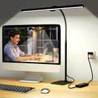 Sinaa Light Lococo LED Desk Lamp, Tall Gooseneck, 5-Level Dimmable Brightness & Color