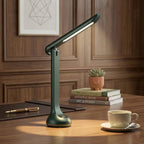 Sinaa Light Cordless Rechargeable LED Desk Lamp, Dark Green, Adjustable Head